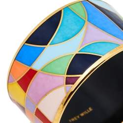 Pre Owned Frey Wille Ode to Joy of Life Heavenly Joy Bordered Diva Bangle