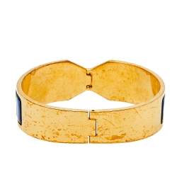 Pre Owned Frey Wille Hommage à Hundertwasser Spiral of Life Multicolor Fire Enamel Clasp Contessa Bracelet L