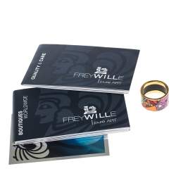 Frey Wille Ode to Joy of Life Paradise Moonlight Diva Band Ring Size EU 56