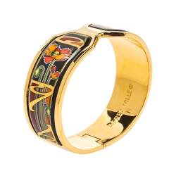 Frey Wille Gold Plated Fire Enamel Hommage a Alphonse Mucha Contessa Bracelet S