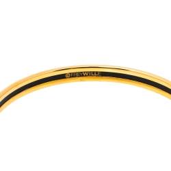 Frey Wille Multicolor Passionate Russia Golden Kalinka Bordered Ultra Bangle Bracelet