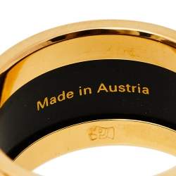 Pre Owned Frey Wille Hommage à Hundertwasser Spirit of Life Multicolor Fire Enamel Band Ring Size 53