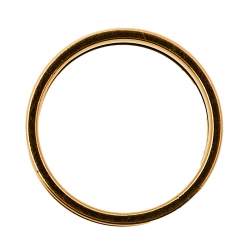 Pre Owned Frey Wille Gold Plated Fire Enamel Band Ring Size EU 55