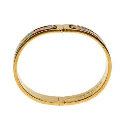 Pre Owned Frey Wille Hommage à Gustav Klimt Hoffnung Ballerina Clasp Bangle S