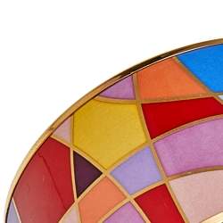 Pre Owned Frey Wille Multicolor Ode to Joy of Life Heavenly Joy Bordered Diva Bangle