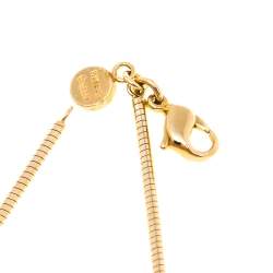 Pre Owned Frey Wille Gold Plated Omega Chain Necklace