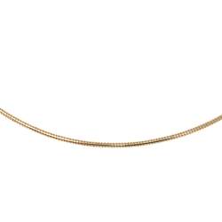 Pre Owned Frey Wille Gold Plated Omega Chain Necklace