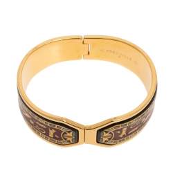 Frey Wille Gold Plated Egyptian Cleopatra Cuff Bracelet