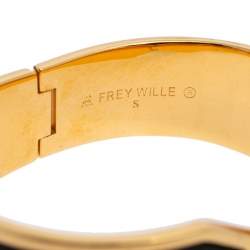 Frey Wille Gold Plated Egyptian Cleopatra Cuff Bracelet