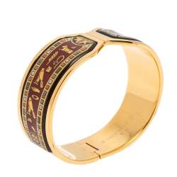 Frey Wille Gold Plated Egyptian Cleopatra Cuff Bracelet