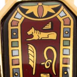 Frey Wille Gold Plated Egyptian Cleopatra Cuff Bracelet
