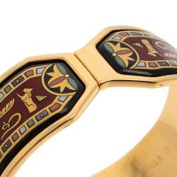 Frey Wille Gold Plated Egyptian Cleopatra Cuff Bracelet