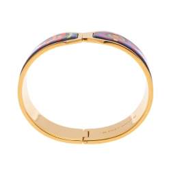 Pre Owned Frey Wille Hommage à Hundertwasser Spiral of Life Multicolor Fire Enamel Contessa Bracelet