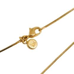 Pre Owned Frey Wille Hommage à Gustav Klimt Gold Plated Waterdrop Pendant Necklace