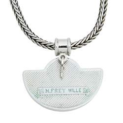 Pre Owned Frey Wille Vintage Homage A Gustav Klimt Half Moon Pendant Necklace