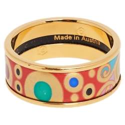 Pre Owned Frey Wille Hommage à Gustav Klimt Hoffnung Miss Band Ring EU 55