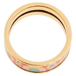Pre Owned Frey Wille Hommage à Gustav Klimt Hoffnung Miss Band Ring EU 55
