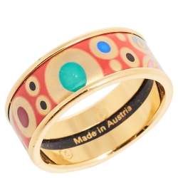 Pre Owned Frey Wille Hommage à Gustav Klimt Hoffnung Miss Band Ring EU 55