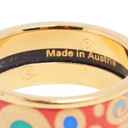 Pre Owned Frey Wille Hommage à Gustav Klimt Hoffnung Miss Band Ring EU 55