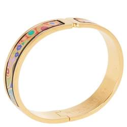 Pre Owned Frey Wille Hommage à Gustav Klimt Hoffnung Clasp Ballerina Bracelet