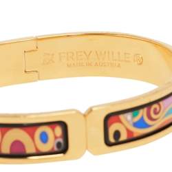Pre Owned Frey Wille Hommage à Gustav Klimt Hoffnung Clasp Ballerina Bracelet