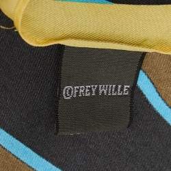Pre Owned Frey Wille Multicolor Printed Silk Square Scarf