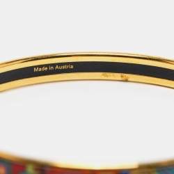 Pre Owned Frey Wille Multicolor Hommage à Hundertwasser Bordered Ultra Bangle