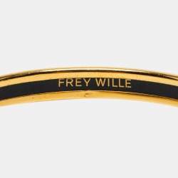 Pre Owned Frey Wille Multicolor Hommage à Hundertwasser Bordered Ultra Bangle