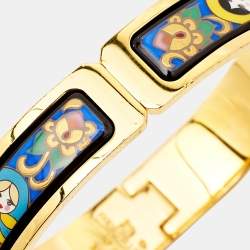 Frey Wille Hommage à Hundertwasser Multicolor Fire Enamel Ballerina Bracelet XS