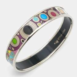 Pre Owned Frey Wille Hommage à Gustav Klimt Hope Bordered Miss Bangle