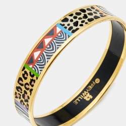 Pre Owned Frey Wille Spirit Of Africa Safari Bordered Miss Bangle