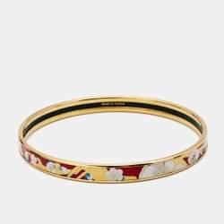 Pre Owned Frey Wille Hommage à Vincent van Gogh L'Amandier Rouge Éclat Bordered Ultra Bangle