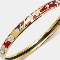Pre Owned Frey Wille Hommage à Vincent van Gogh L'Amandier Rouge Éclat Bordered Ultra Bangle