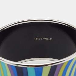 Frey Wille Hommage à Hundertwasser Spiral of Life Bordered Diva Bangle