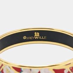 Frey Wille Hommage à Vincent van Gogh L'Amandier Rouge Éclat Bordered Miss Bangle