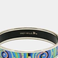 Frey Wille Hommage à Hundertwasser Spiral of Life Bordered Miss Bangle