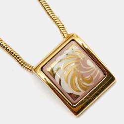 Frey Wille Magic Sphinx Fire Enamel Gold Plated Ring & Necklace Set