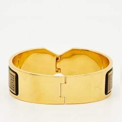 Pre Owned Frey Wille Roman Venus Aphrodite Contessa Fire Enamel Gold Plated Clasp Bracelet