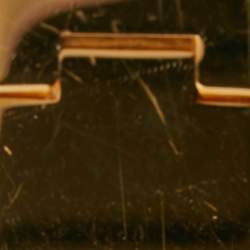 Pre Owned Frey Wille Fire Enamel Gold Tone Bangle Bracelet