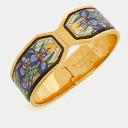 Frey Wille Fire Enamel Gold Plated Clasp Bracelet S
