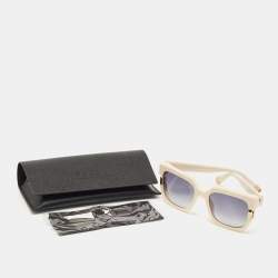 Furla Cream SFU624 Gradient Square Sunglasses