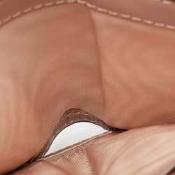 Pre Owned Furla Dusty Pink Leather Compact Wallet