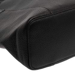 Pre Owned حقيبة فورلا جلد محبب أسود صغيرة