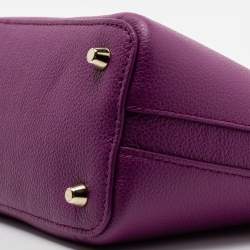 مملوكة مسبقًا Furla Purple Leather My Piper Satchel