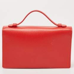 Pre Owned Furla Red Leather Incanto Crossbody Bag
