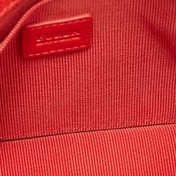 Pre Owned Furla Red Leather Incanto Crossbody Bag