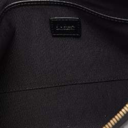 Pre Owned Furla Black Leather Janine Clutch Bag