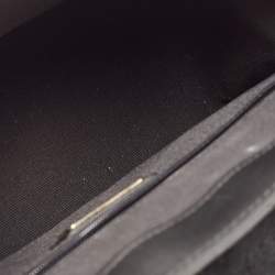 Pre Owned Furla Black Quilted Leather Bella Top Handle Bag