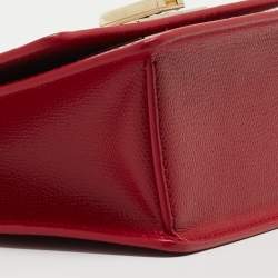 Pre Owned Furla Red Leather Mini 1927 Crossbody Bag