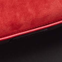 Pre Owned Furla Red Leather Mini 1927 Crossbody Bag